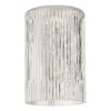 Accessory Easy Fit Cylinder Ribbed Glass Shade