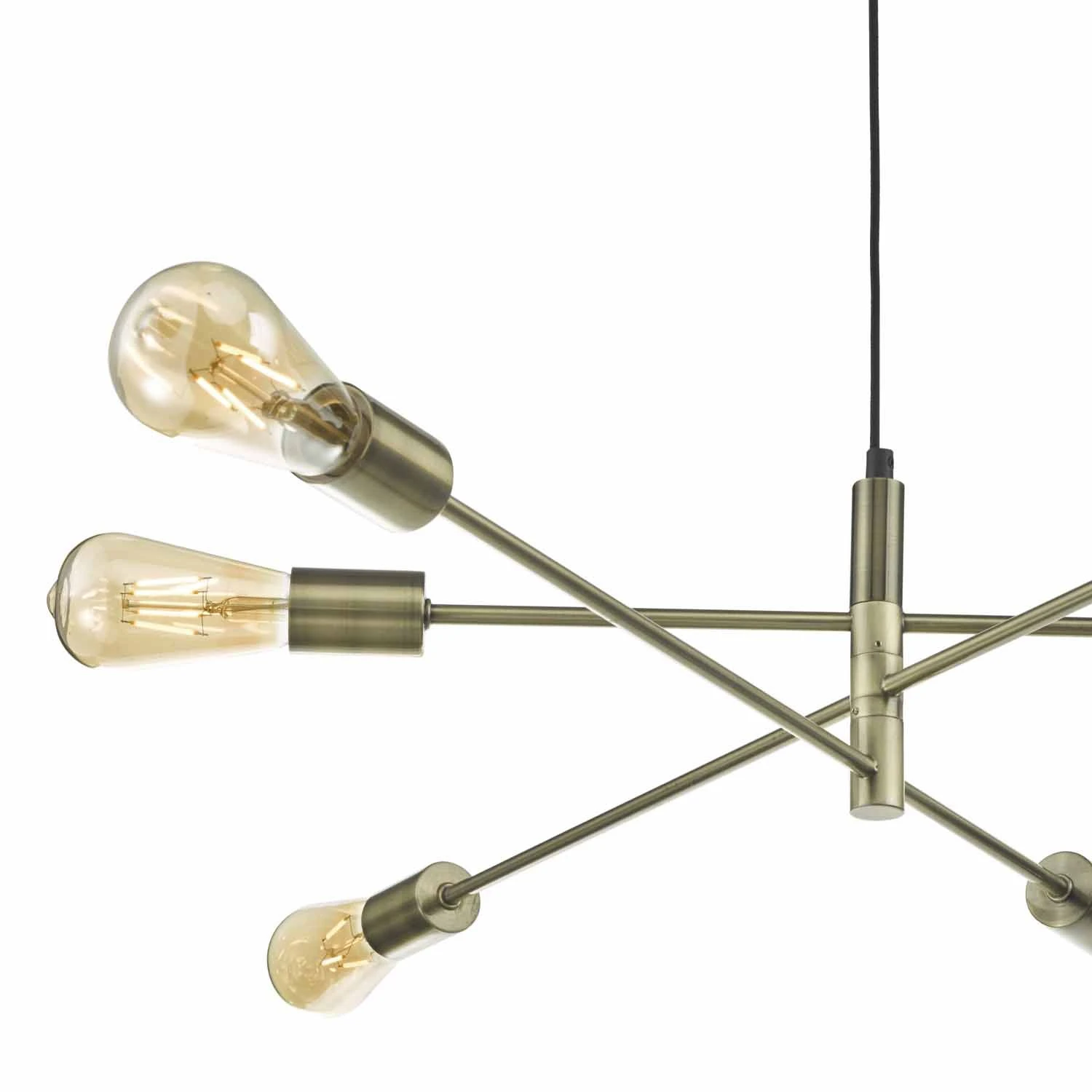 Alana 6 Light Pendant Antique Brass - Image 3