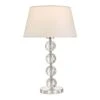 Aletta Table Lamp Faceted Acrylic With Shade