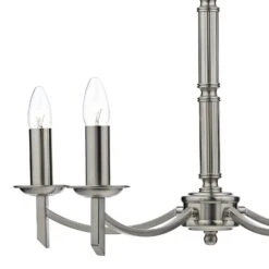 Ambassador 5 Light Dual Mount Pendant Satin Chrome