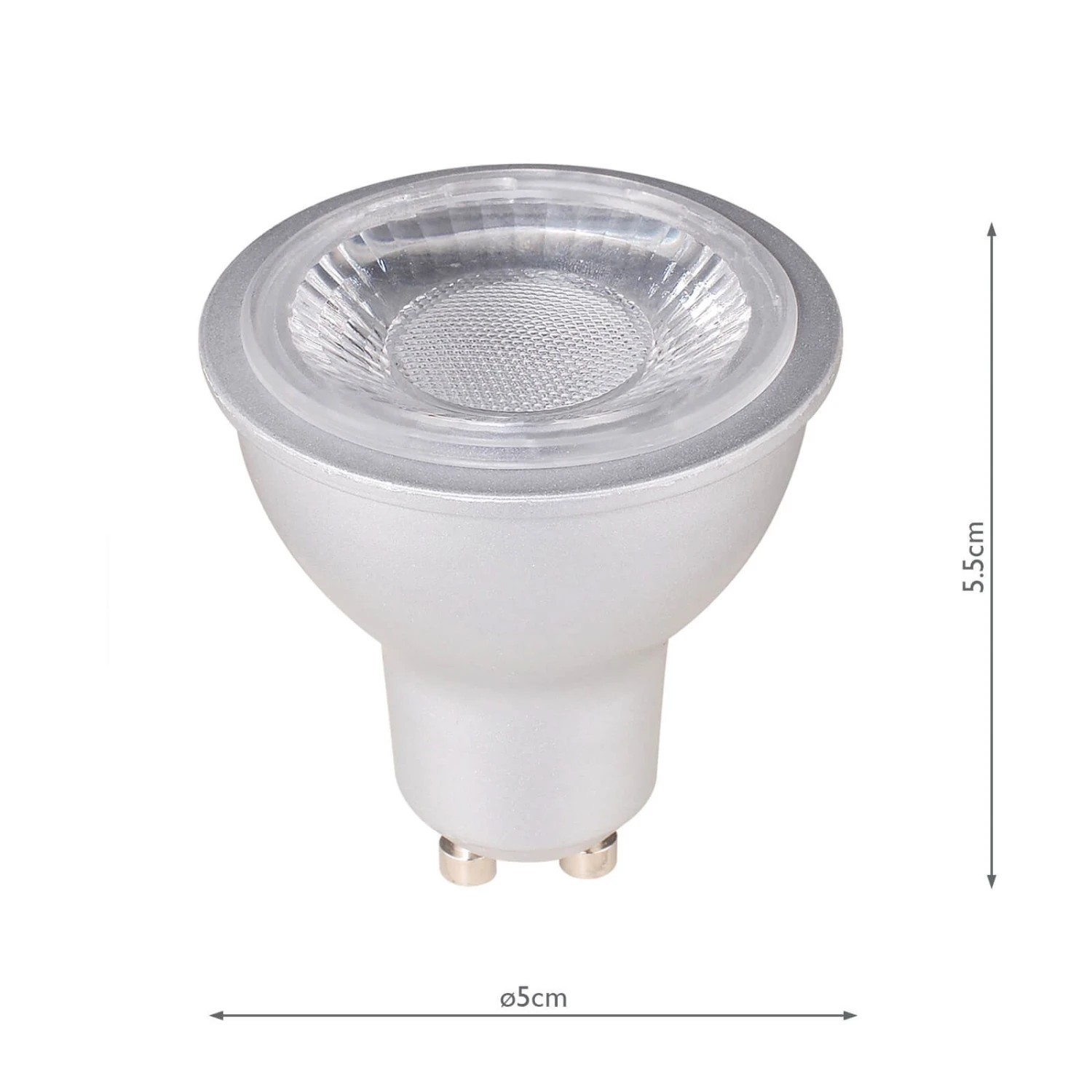 (Pack Of 5) LED GU10 Light Bulb (Lamp) 6W 480LM 4000K - Image 4