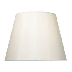 Bybliss Cream Faux Silk Tapered Drum Shade 39cm