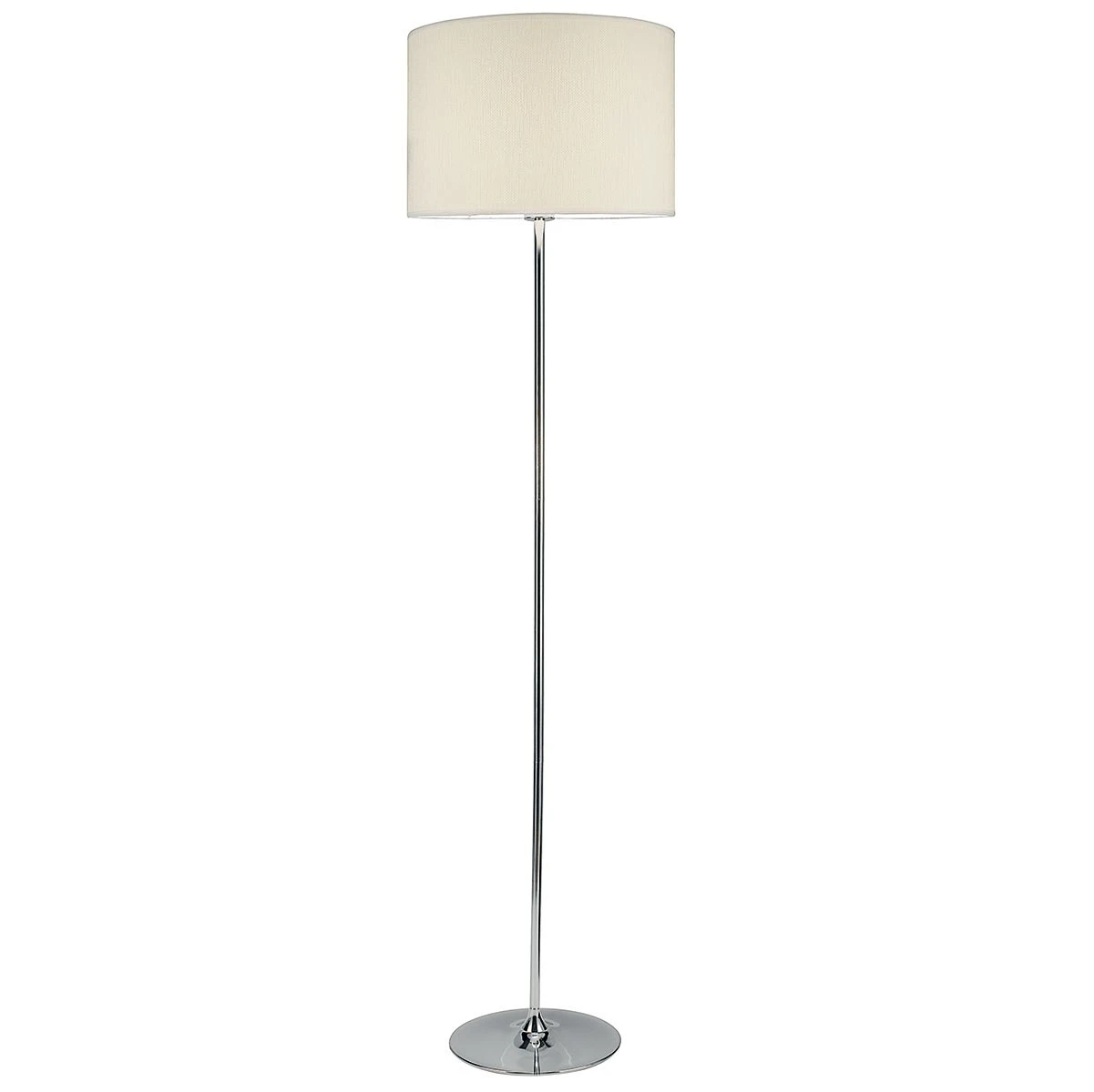 Delta Floor Lamp Polished Chrome With Shade - Image 3