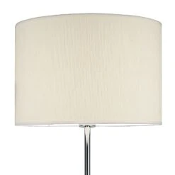 Delta Floor Lamp Polished Chrome With Shade