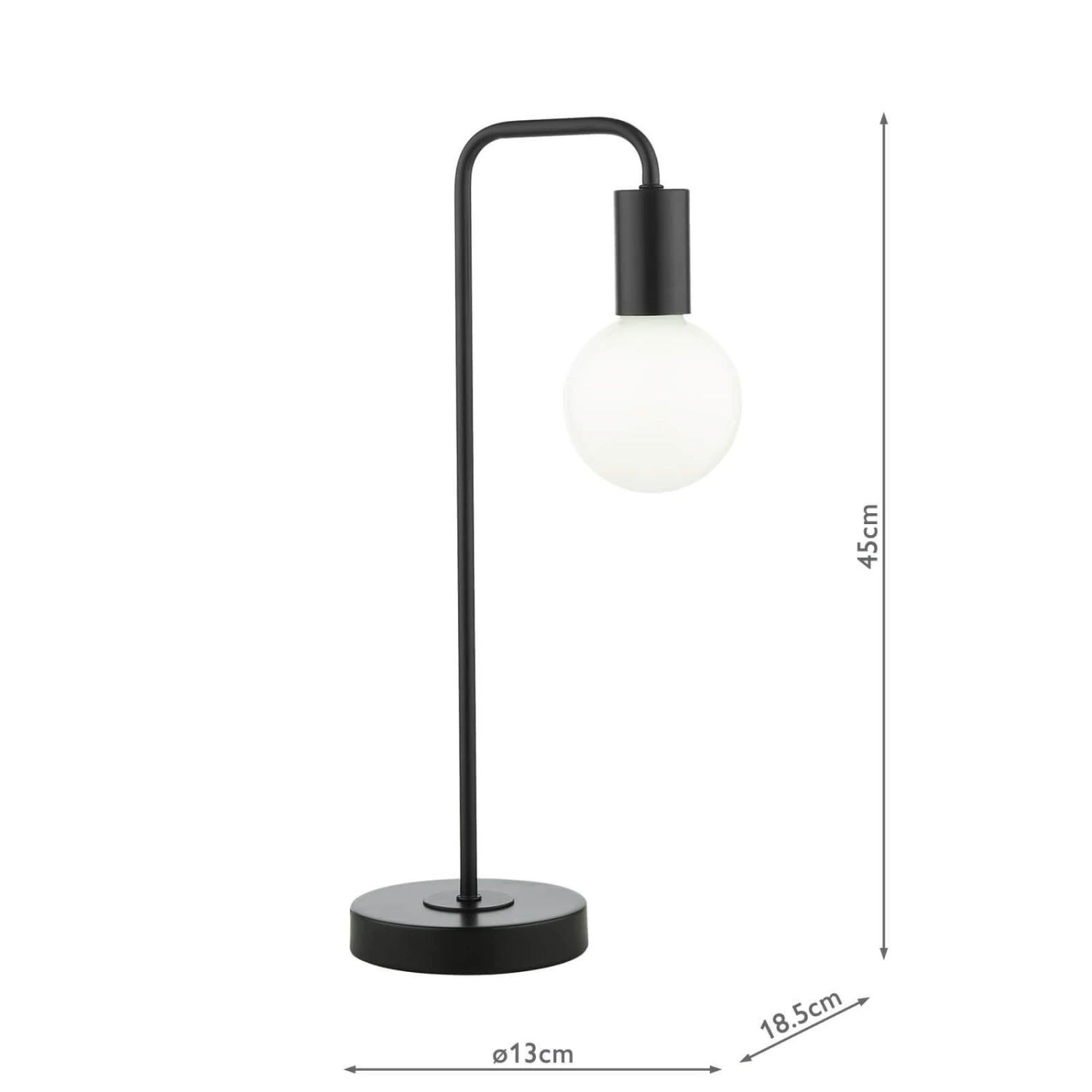 Dena Table Lamp Matt Black - Image 15