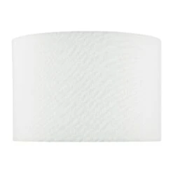 Dolce White Cotton Drum Shade 30cm