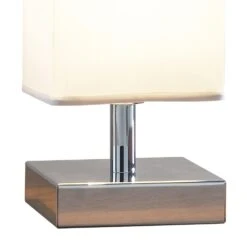 Drayton Touch Table Lamp Polished Chrome With Shade (Multipack)