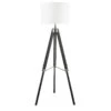Easel Tripod Floor Lamp Black With Shade