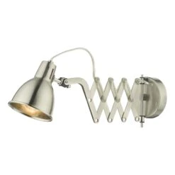 Faxon Extendable Single Wall Spotlight Satin Chrome