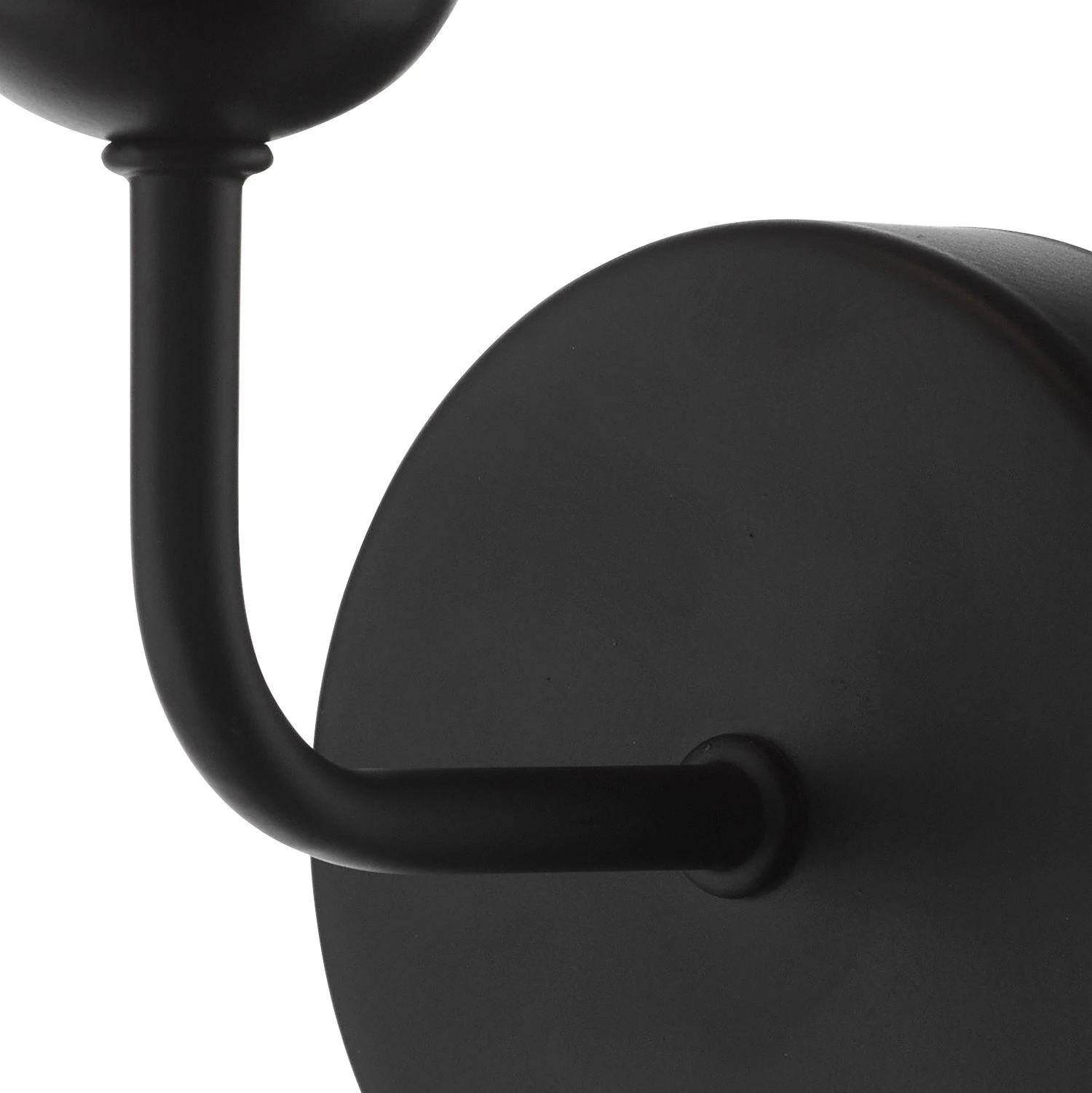 Feya Wall Light Matt Black Smoked Glass - Image 4