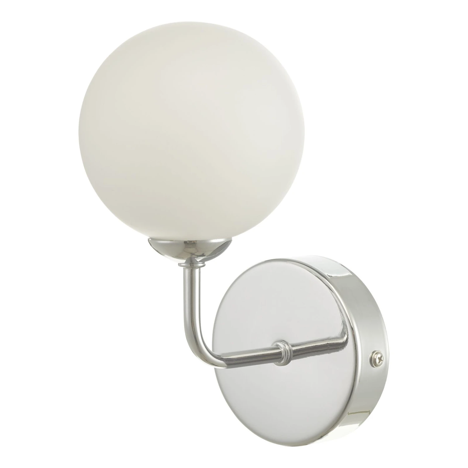 Feya Wall Light Polished Chrome Opal Glass - Image 2