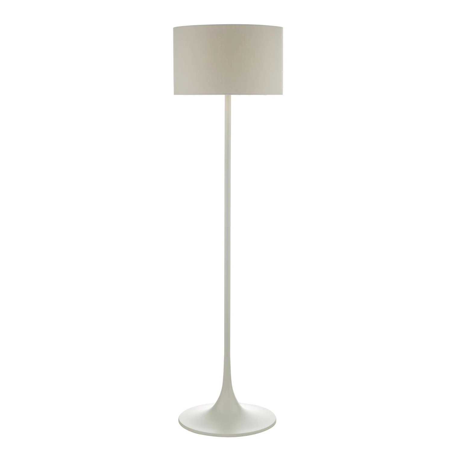 Funchal Floor Lamp Grey With Shade