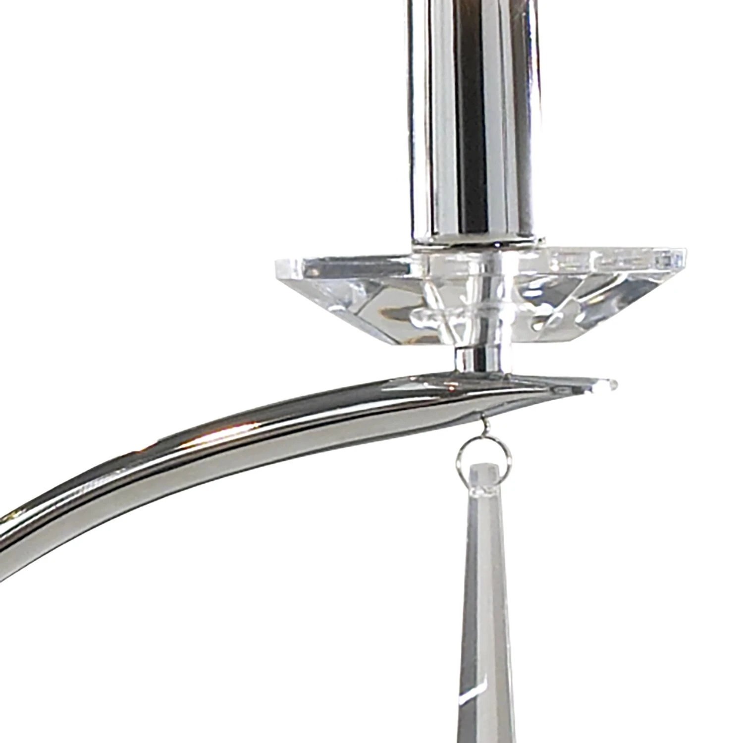 Hyperion 3 Light Dual Mount Pendant Polished Chrome Crystal