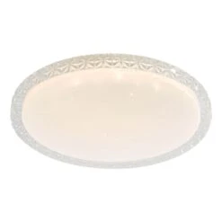 Iben Flush White Acrylic With Colour Changing LED