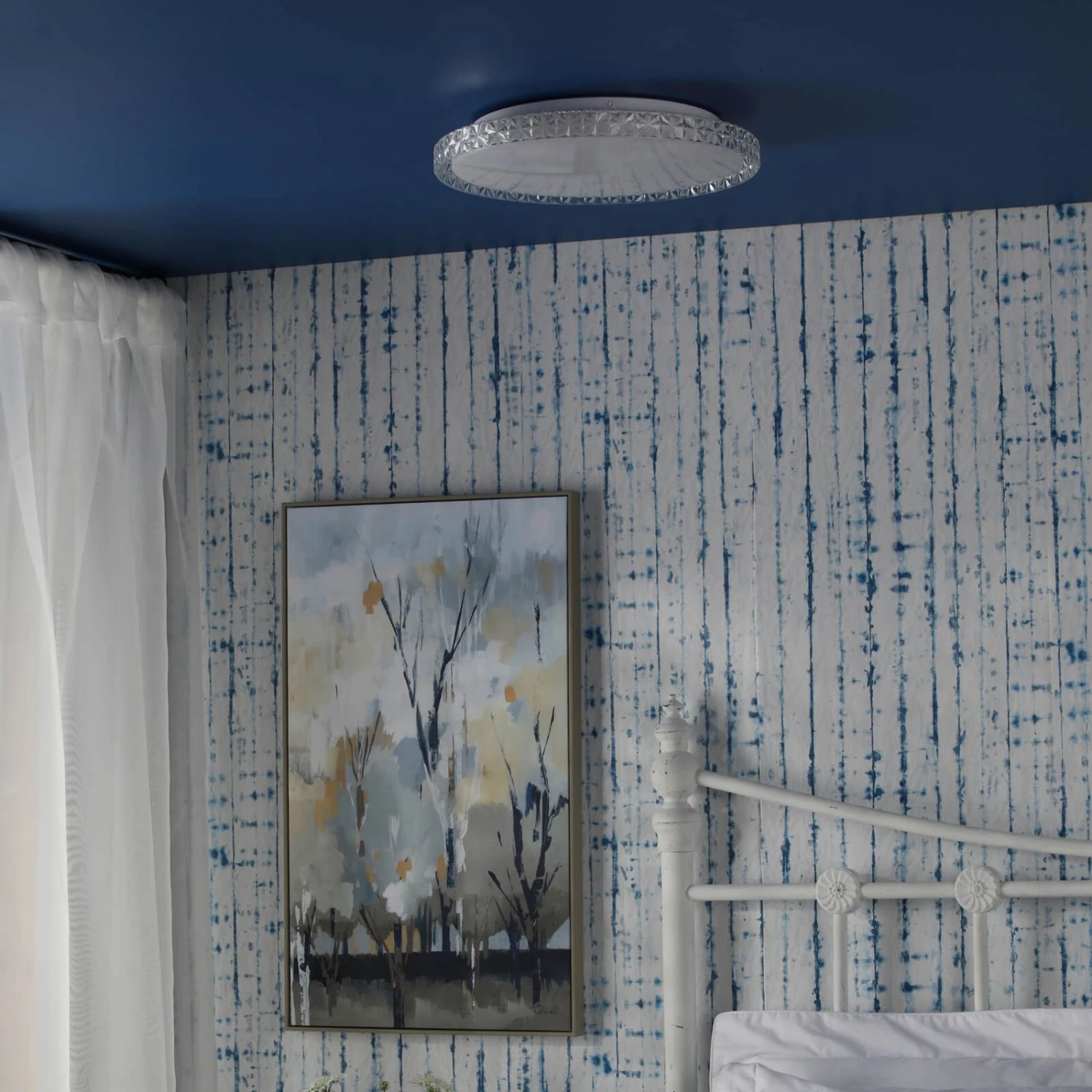 Iben Flush White Acrylic With Colour Changing LED - Image 18