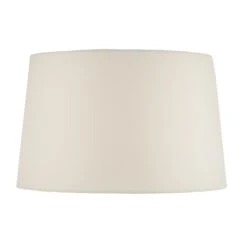 Iffley Cream Faux Silk Tapered Drum Shade 36cm
