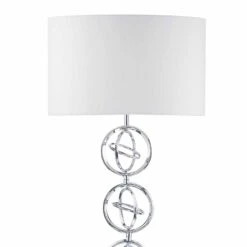 Innsbruck Floor Lamp Polished Chrome With Shade