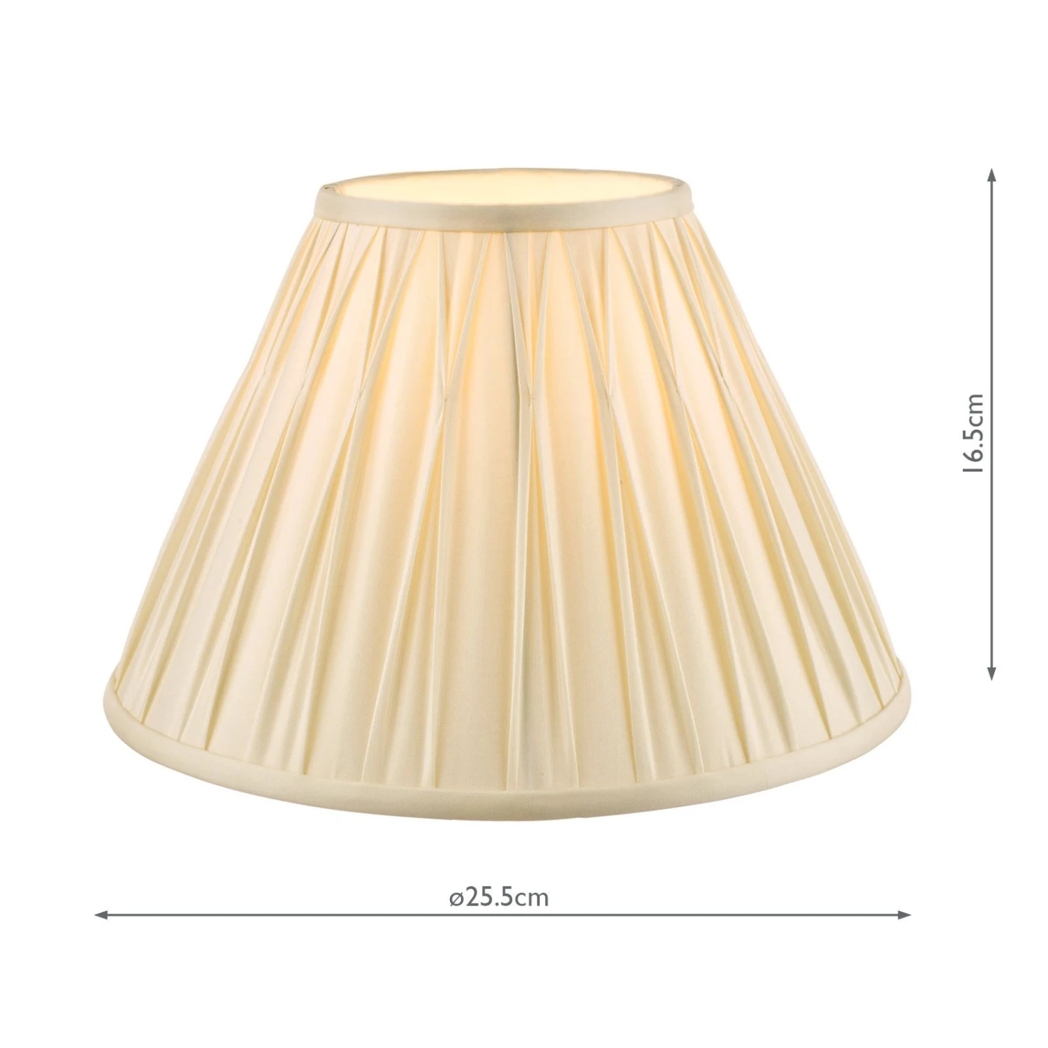 Laura Ashley Fenn Silk Empire Drum Shade Ivory 25cm/10 Inch - Image 3