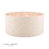 Laura Ashley Hazelton Drum Shade Silver/Pink 45cm/18 Inch