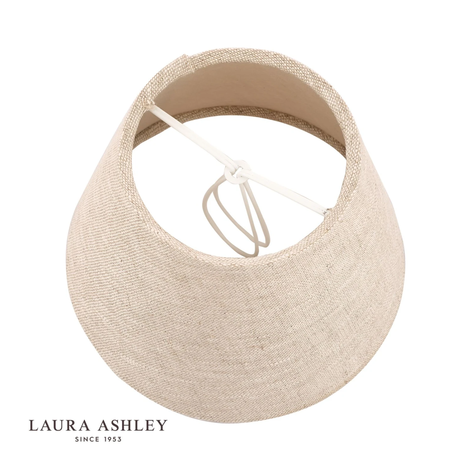 Laura Ashley Bray Shade Natural Linen 14cm/5 Inch - Image 4