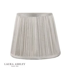 Laura Ashley Hemsley Silk Shade Silver 14cm/5 Inch
