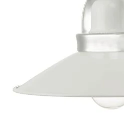 Liden Wall Light White And Polished Chrome