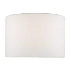 Lolek Ivory Faux Silk Drum Shade 36cm