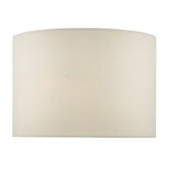 Lylah Ivory Faux Silk Drum Shade 32cm