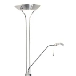 Montana Mother & Child Floor Lamp Satin Chrome