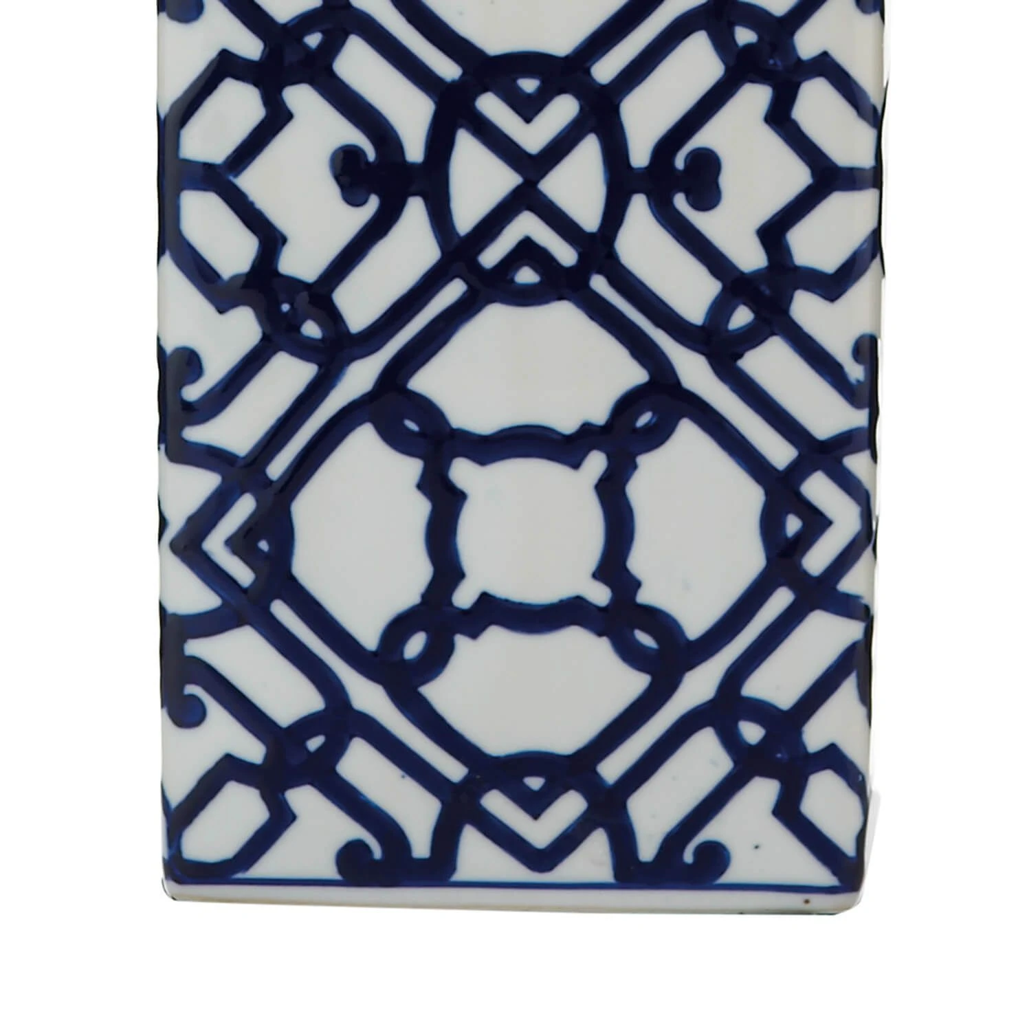 Mystic Table Lamp Blue And White With Shade - Image 2