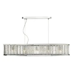 Nantes 5 Light Bar Pendant Polished Chrome Aluminium