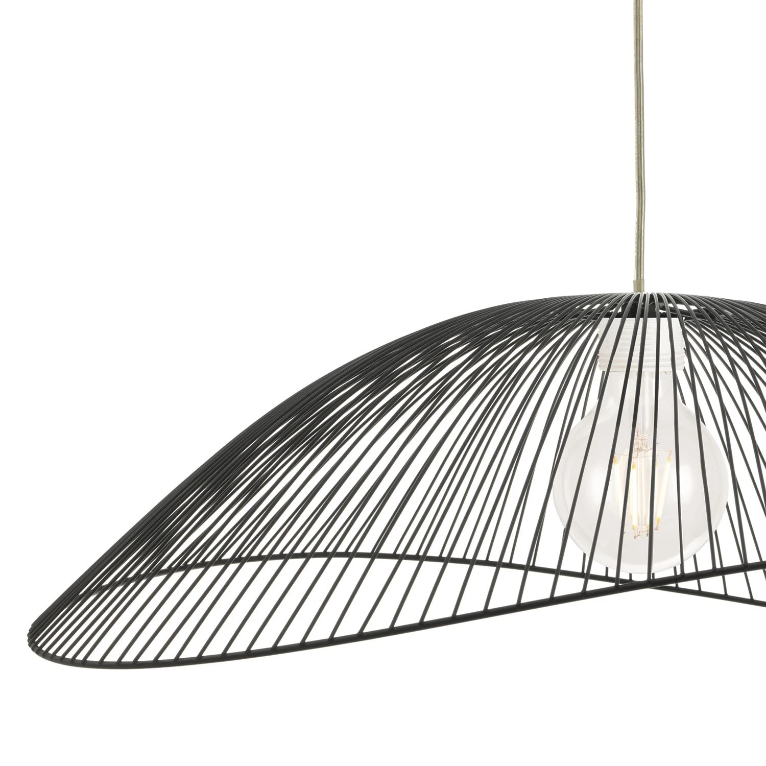 Onza Wire Easy Fit Pendant Shades Black (Twin Pack) - Image 6