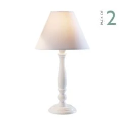 Regal Small Table Lamp White With Shade (Multipack)