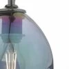Rogan Pendant Black & Iridised Glass