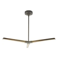 Rotor 3 Light Pendant Bronze LED