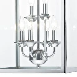 Senator 6 Light Pendant Polished Chrome