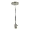 Accessory 1 Light Antique Chrome E14 Suspension