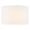 Sphere White Linen Drum Shade 35cm
