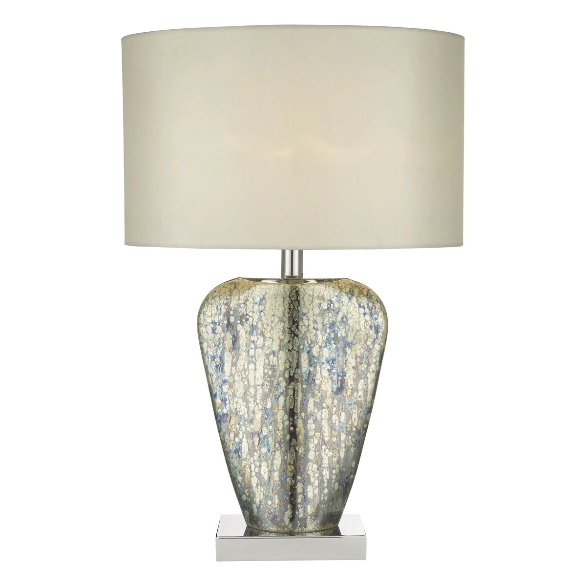 Syracuse Table Lamp Mercury Glass With Shade - Image 4