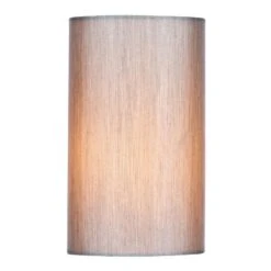 Tico Grey Cotton Cylinder Shade 13cm