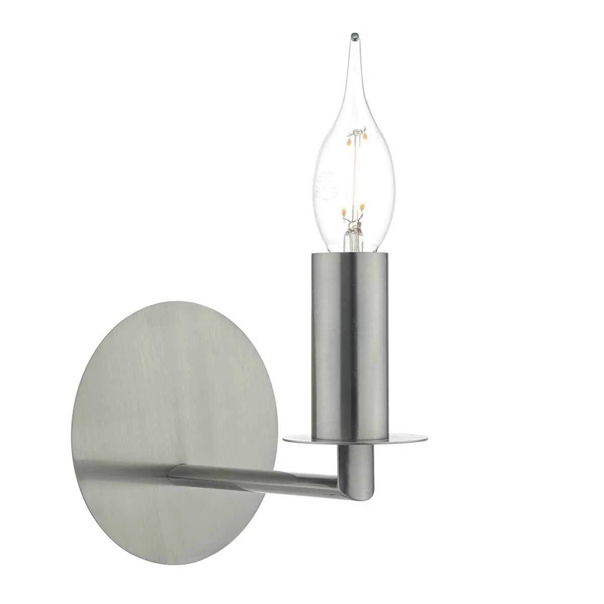 Tyler Wall Light Satin Nickel Fitting Only - Image 3