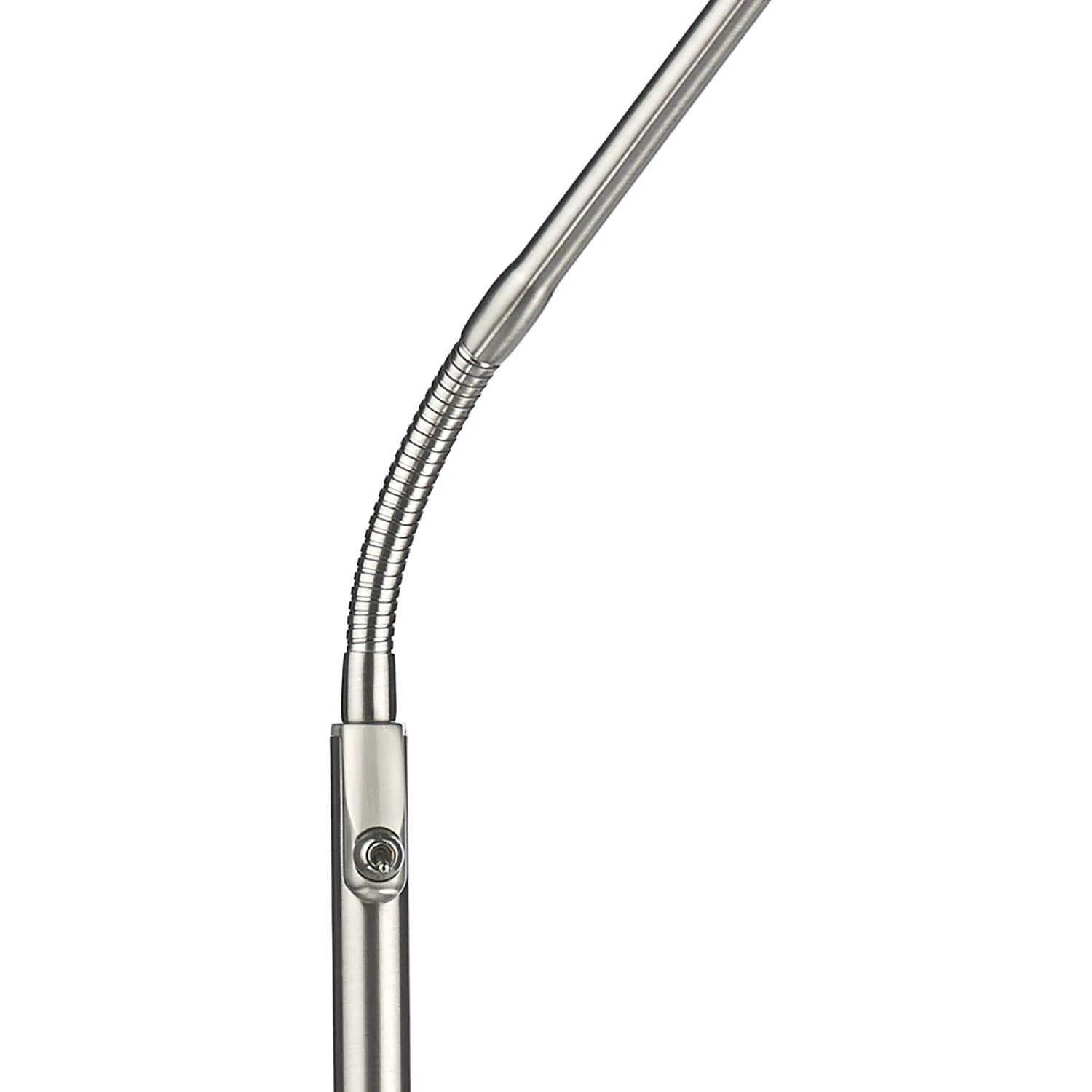 Wellington Task Floor Lamp Satin Chrome LED - Image 2