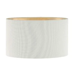 Wyatt Ivory Linen Oval Shade 31cm
