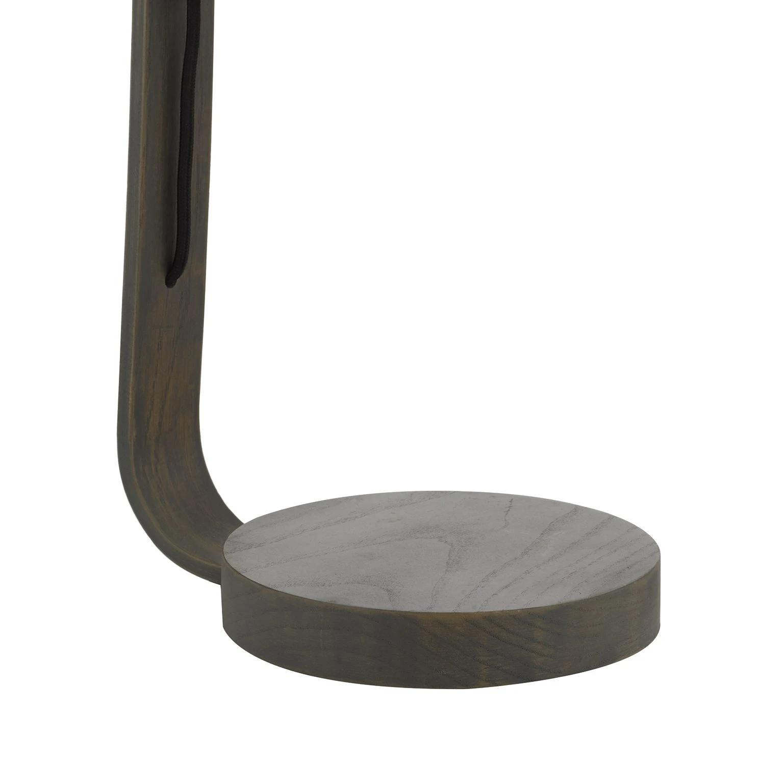 Zakara Table Lamp Grey Washed Wood With Shade