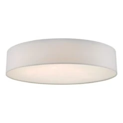 Cierro 6 Light Flush Ivory 80cm
