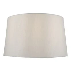 Griffith Grey Faux Silk Tapered Drum Shade 30cm