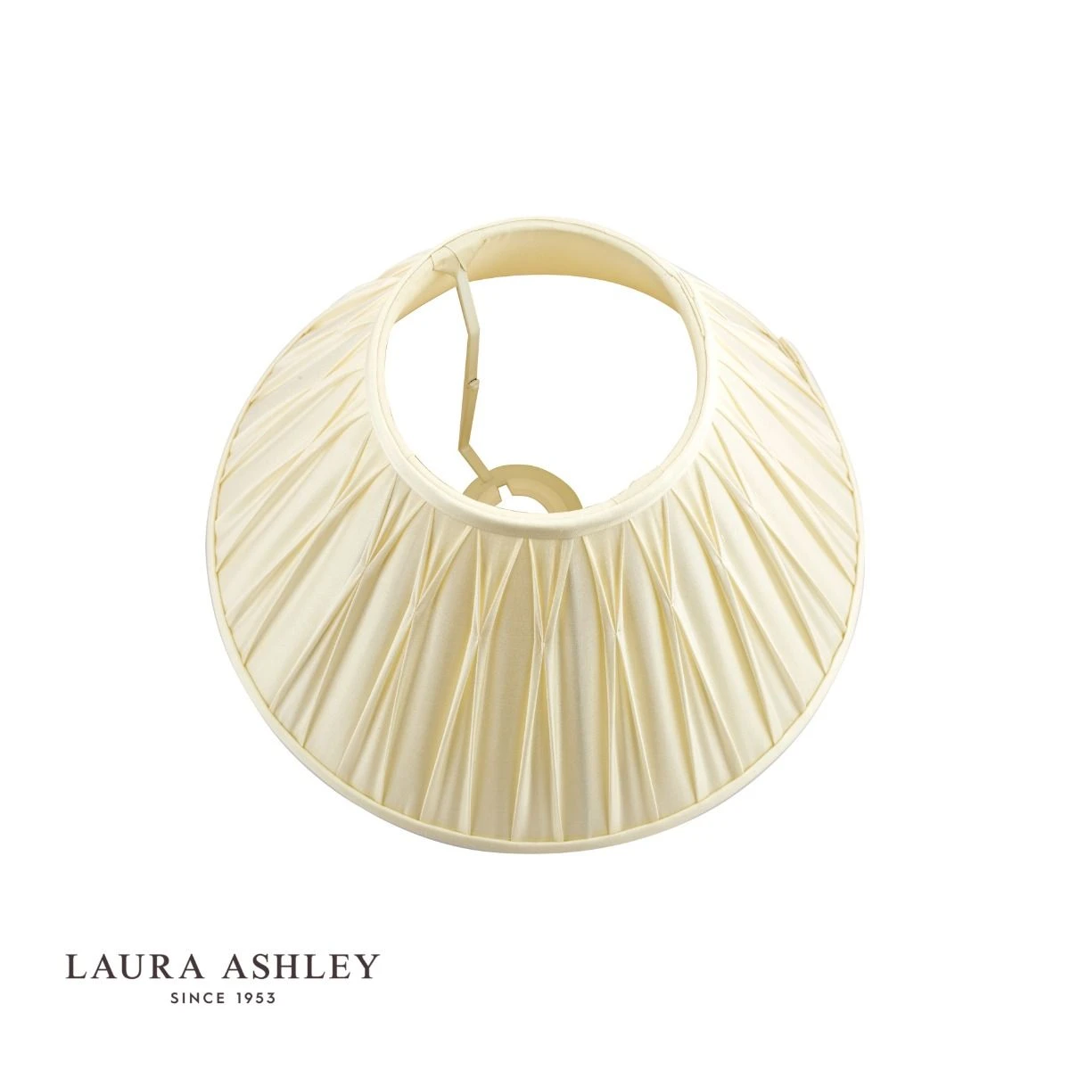 Laura Ashley Fenn Silk Empire Drum Shade Ivory 30cm/12 Inch - Image 3