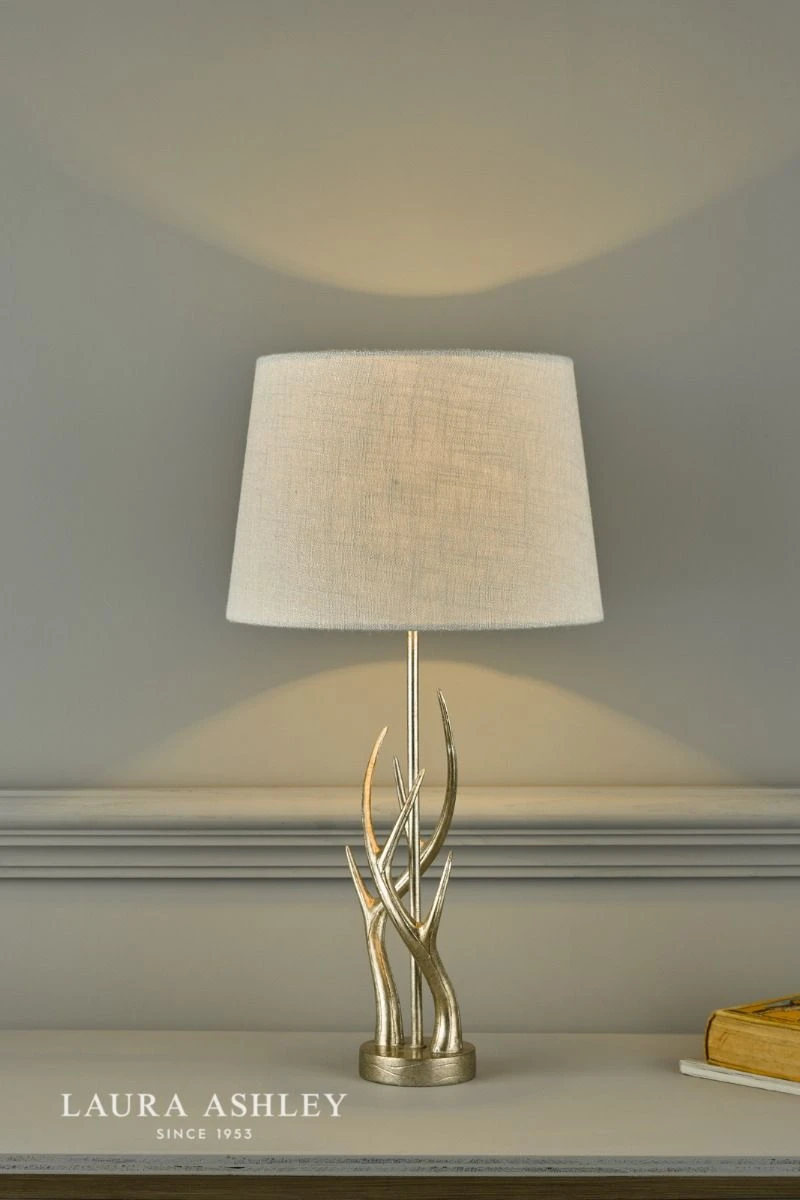 Laura Ashley Mulroy Antler Table Lamp Champagne Base Only - Image 5