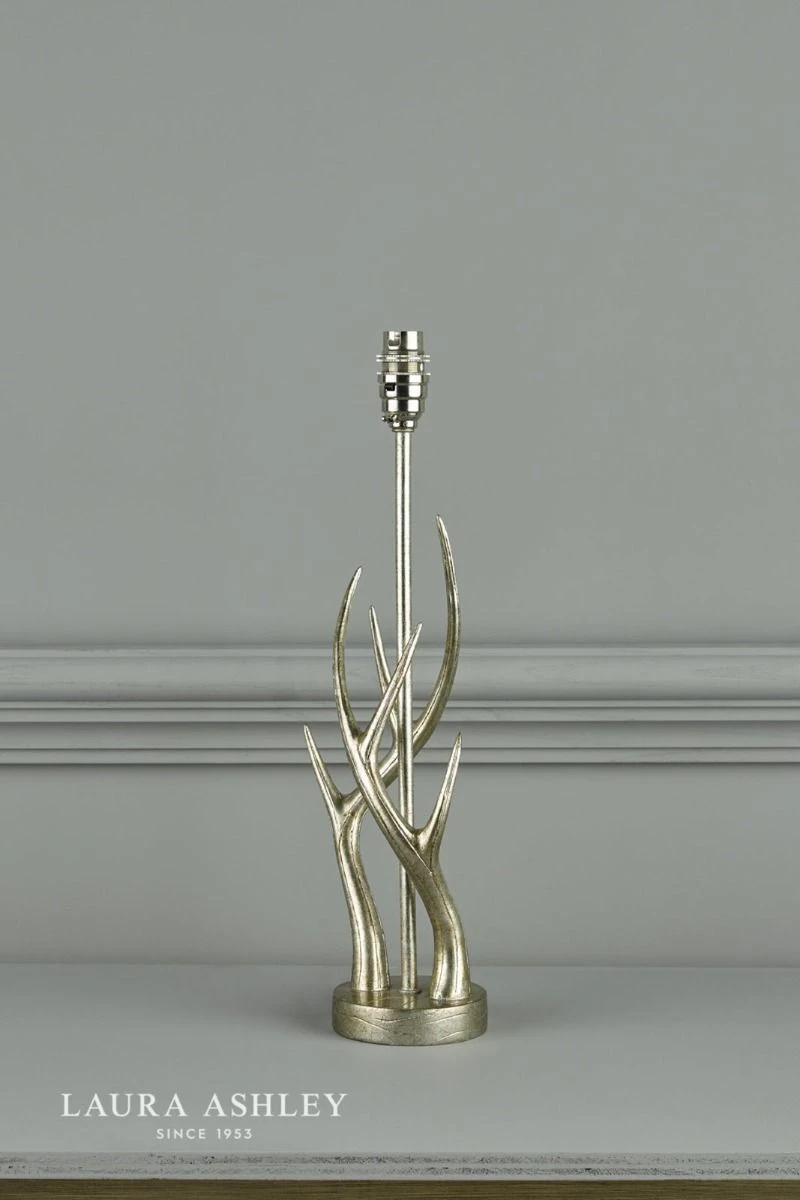 Laura Ashley Mulroy Antler Table Lamp Champagne Base Only - Image 7