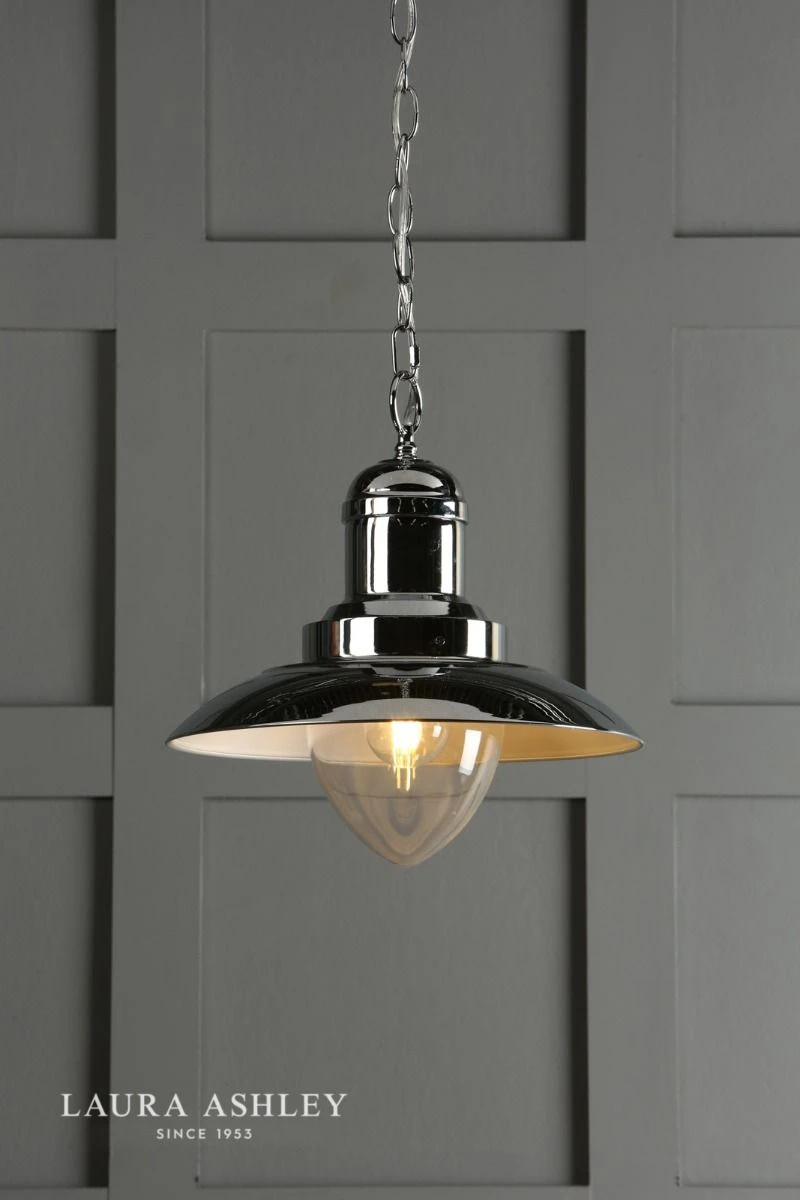 Laura Ashley Corbridge Pendant Polished Chrome - Image 3